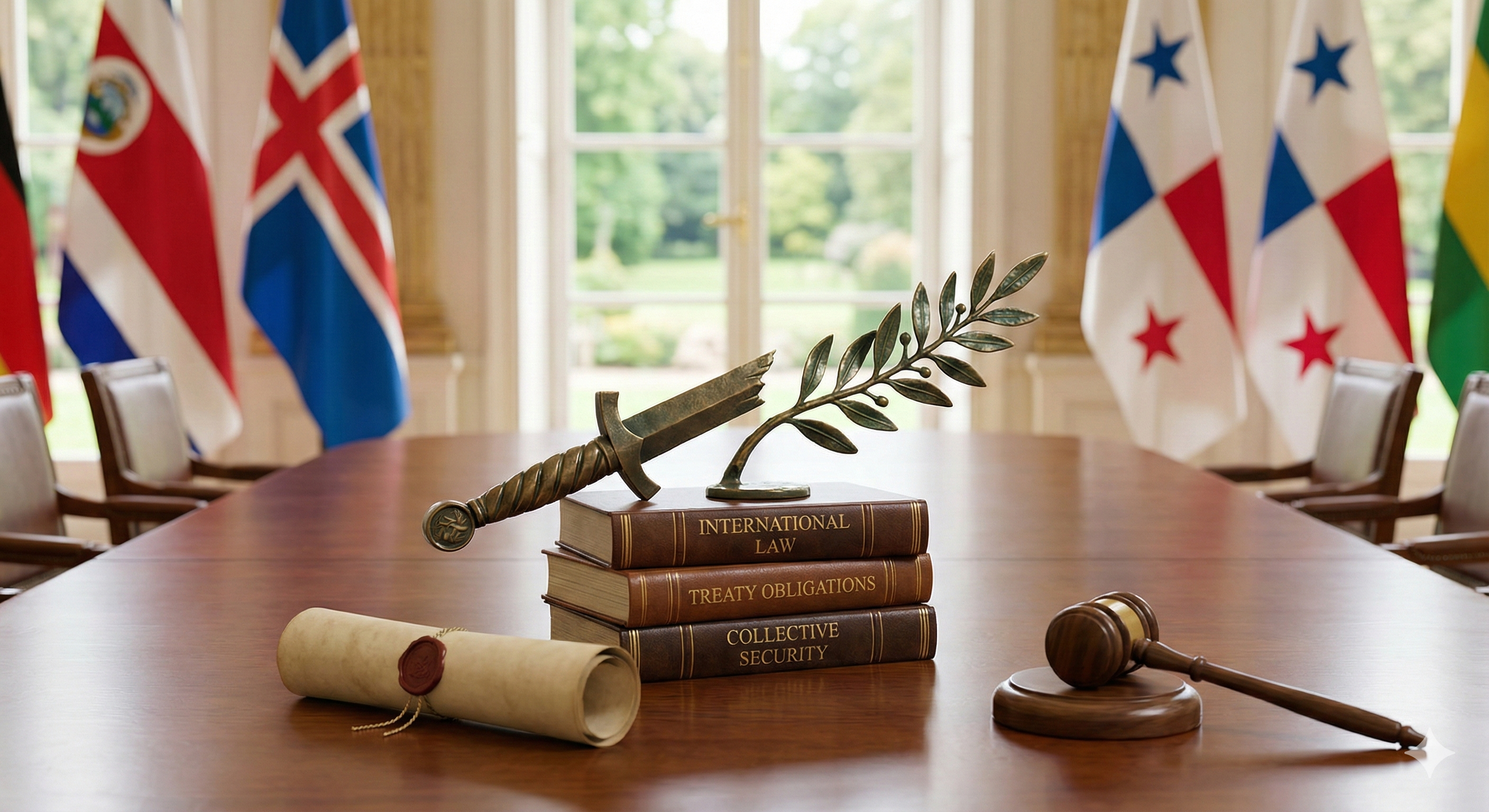 Beitragsbild: Eine Konzeptkarte mit verteidigungspolitischen Verträgen über entmilitarisierten Zonen