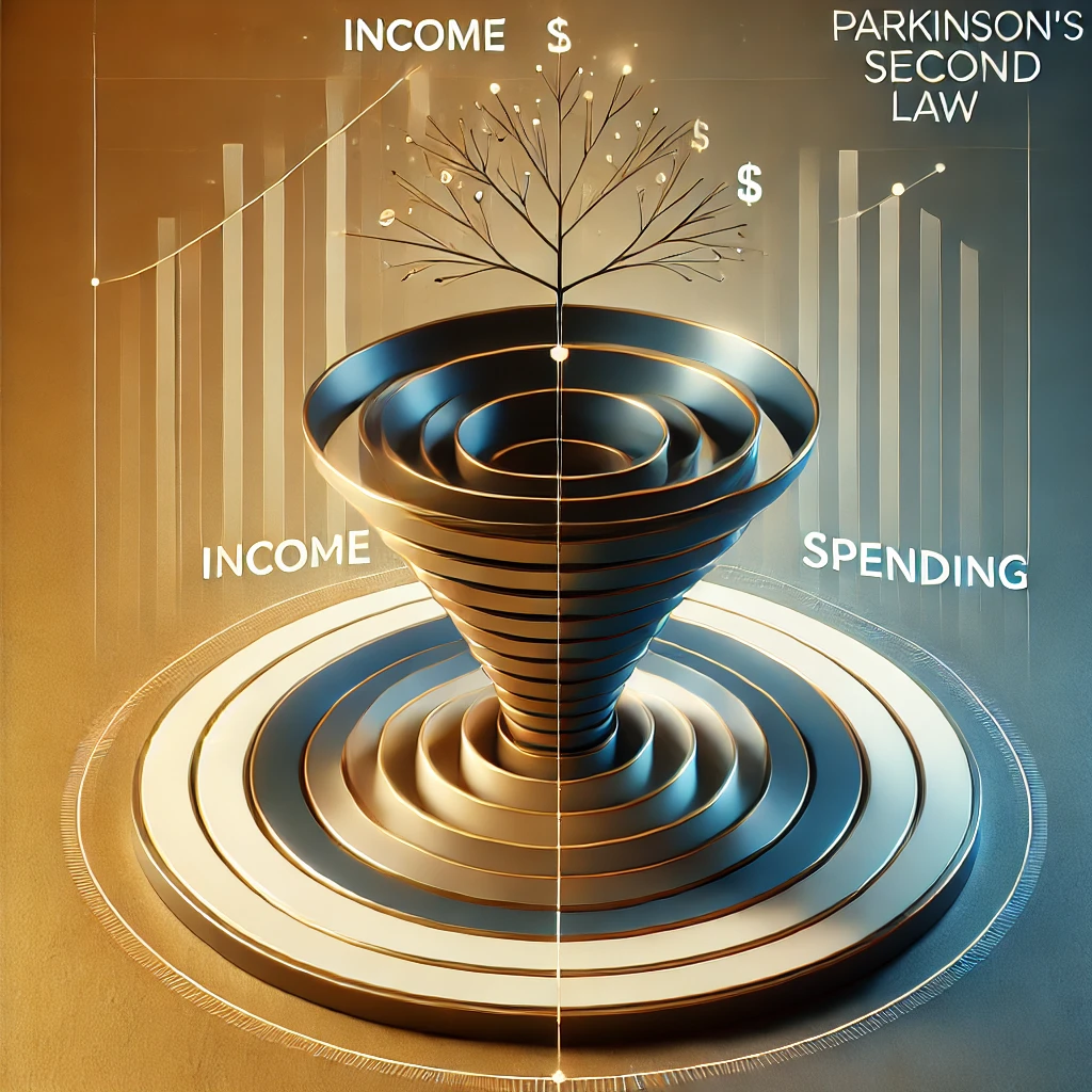 Why Income Growth Leads to Higher Spending: A Detailed Look at Parkinson's Second Law and Its Impact on Personal Finance, Organizations, and Governments